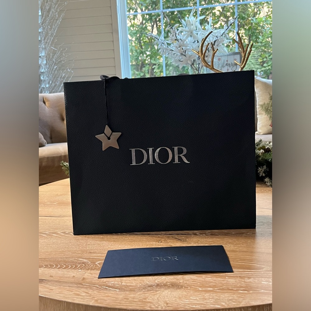 DIOR Shopping Bag with Star Charm 16” X 14